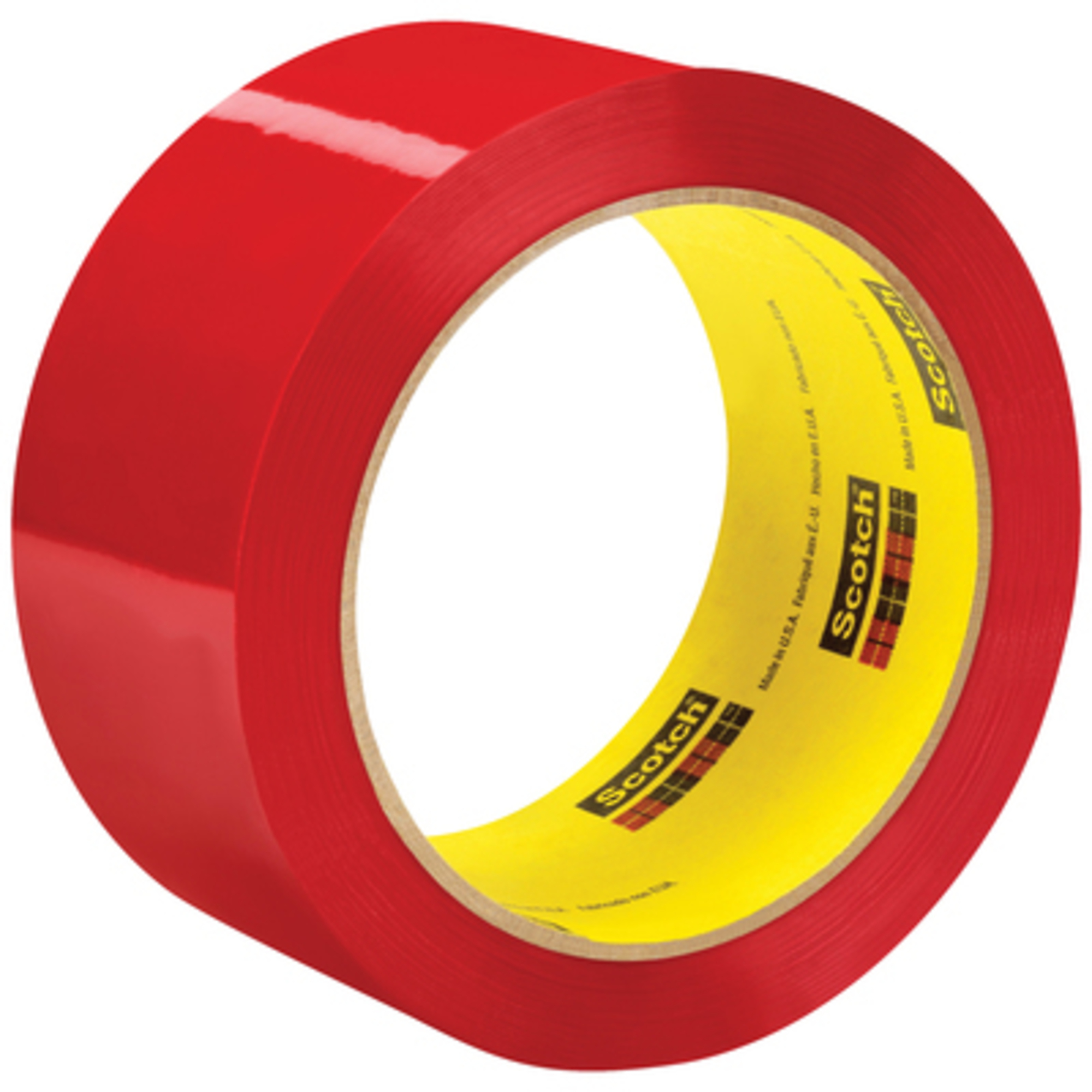 Scotch Box Sealing Tape - 2in. x 55 Yds., Red, 6 Pack, Model# T901373R6PK